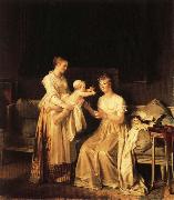 Francois Gerard The Happiness of Being a Mother Sweden oil painting reproduction